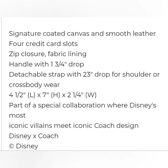 Coach Disney X Coach Eva Phone Crossbody In Signature Canvas With Patches - Picture 12 of 12